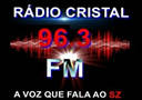 Logo da rádio Cristal FM 96,3 Logo da rádio Cristal FM 96,3