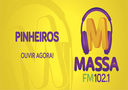 Logo da rádio Massa Fm Pinheiros 102,1