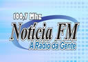 Logo da rádio Notícia FM 100,7