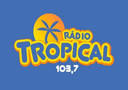 Logo da rádio Tropical Fm Vitória 107,7