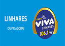 Logo da rádio Viva FM Linhares 106,1