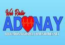 Logo da rádio Adonay Gospel