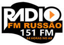 Logo da rádio FM RUSSÃO