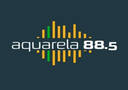 Logo da rádio Aquarela 88.5 FM
