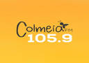 Logo da rádio Colmeia FM 105.9