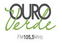Logo da rádio Ouro Verde FM 105,5