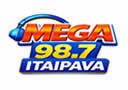 Logo da rádio Rádio Mega 98.7 Itaipava