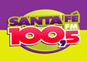 Logo da rádio Santa Fé Fm 100,5