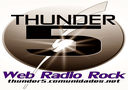 Logo da rádio Thunder 5 Web Radio Rock